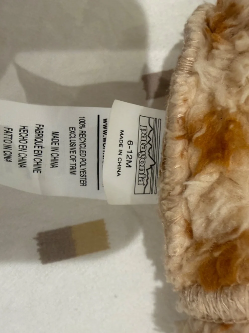 Patagonia Fleece Kids Hat with Ears Cheetah Print